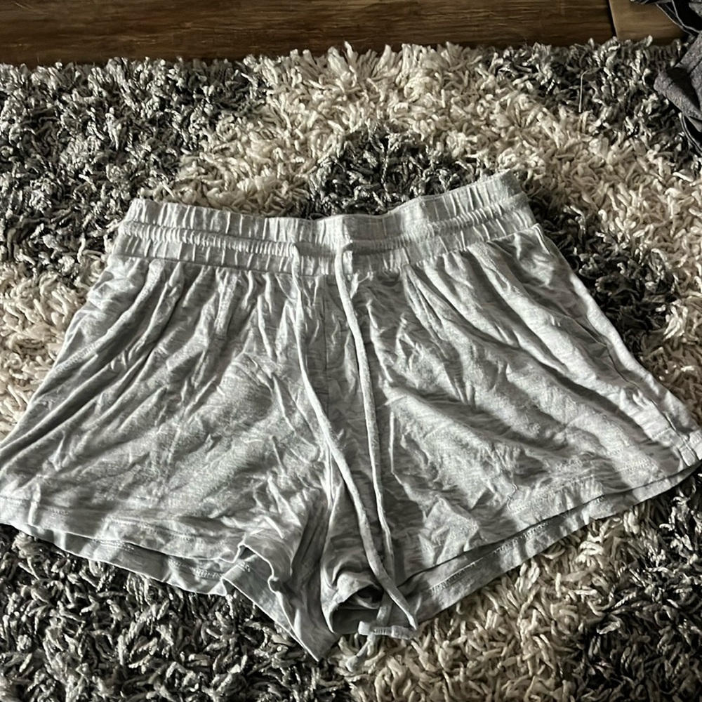 Grey lounge shorts